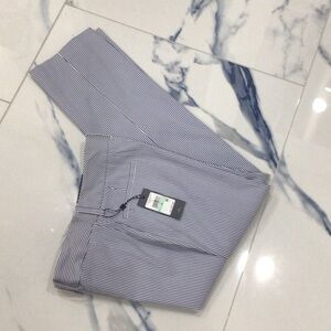 Tommy Hilfiger Blue and White Striped Pants